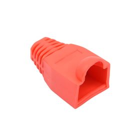 Bota Plástica Para Protección De Plug Rj45 Color Rojo