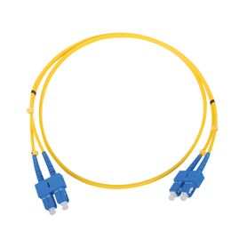 jumper de fibra óptica monomodo scsc duplex de 1 metro 