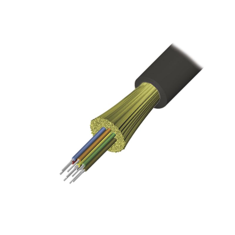 Cable De Fibra Óptica De 12 Hilos Interior/exterior Tight Buffer No Conductiva (dielectrica) Plenum Monomodo Os2 1 Metro Cable De Fibra Óptica De 12 Hilos Interior/exterior Tight Buffer No Conductiva (dielectrica) Plenum Monomodo Os2 1 Metro
