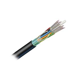 cable de fibra óptica de 12 hilos osp planta externa no armada gel mdpe polietileno de media densidad monomodo os2 1 metro