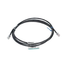 cable de parcheo utp categoria 5e con plug modular en cada extremo  2 m  negro74191