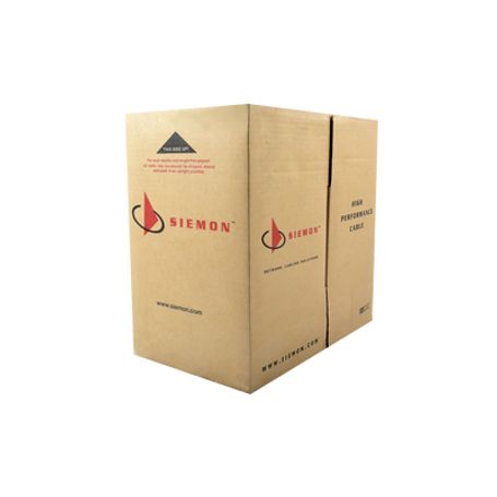 bobina de cable utp cat6 23 awg de 4 pares alto desempeno pvc cmr 305m reelex® color gris144184