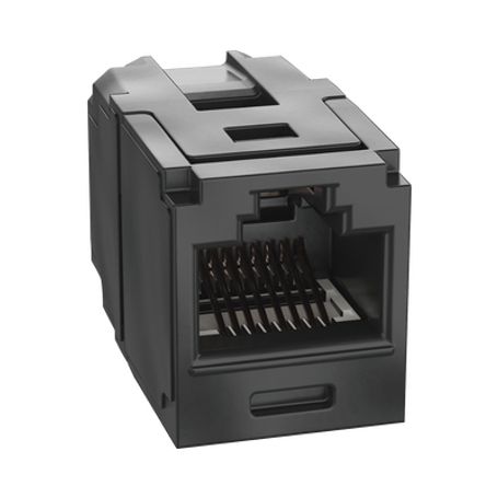 módulo acoplador rj45 a rj45 minicom categoria 6a color negro187547