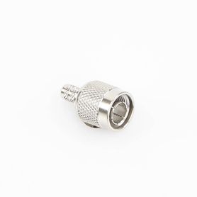 Conector Tnc Macho De Anillo Plegable Para Cable Rg59/u Grupo D Niquel/ Gold/ Delrin.â€‹