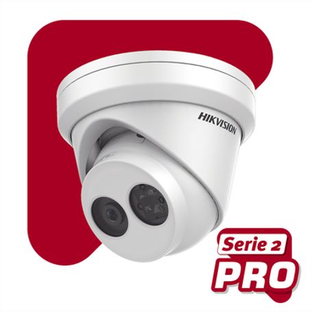 turret ip 8 megapixel 4k  lente 28 mm  30 mts ir exir  exterior ip66  wdr 120 db  poe  videoanaliticos integrados  micrófono in