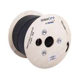 carrete de 1 km de fibra óptica drop interiorexterior g657a2 monomodo de 2 hilos bifibra disenada para fusionarse dieléctrica f