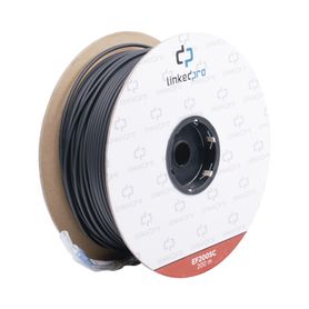 carrete de fibra óptica monomodo con conectores scsc duplex reforzada con kevlar de 200 metros para instalaciones subterráneas 